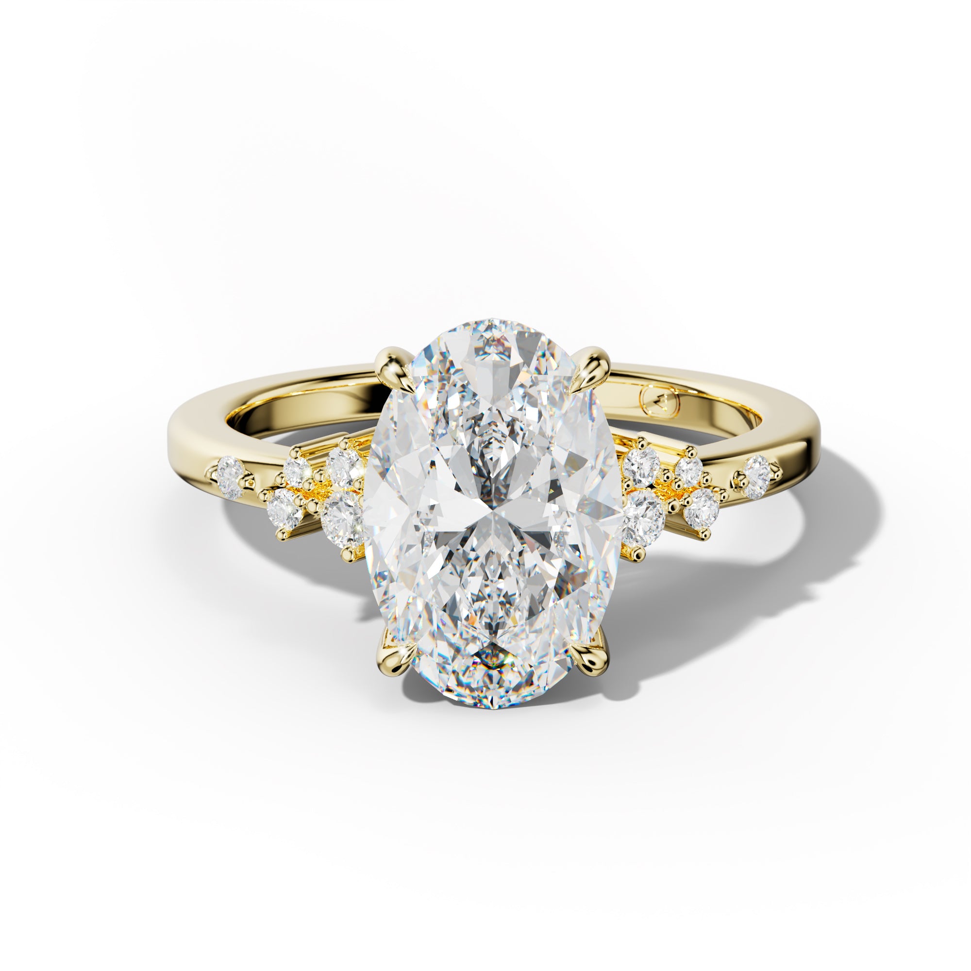 Elise Oval Diamond Engagement Ring